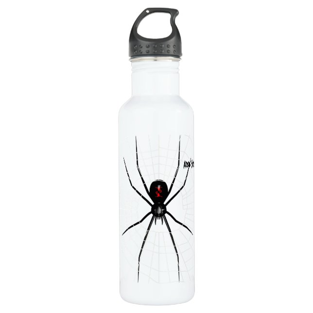 Black Widow design 710 Ml Water Bottle (Front)