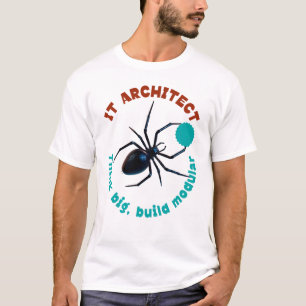 Black Widow IT Architect Modular Funny T-Shirt