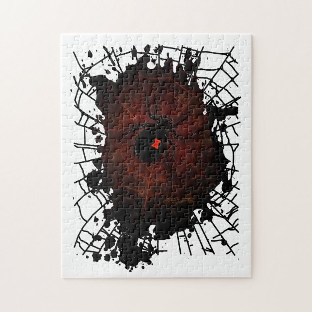 Black Widow Jigsaw Puzzle (Vertical)