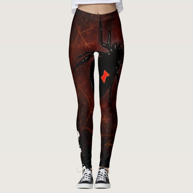 Black Widow Leggings (Front)