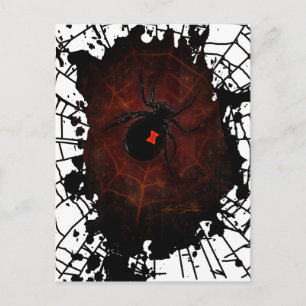 Black Widow Postcard
