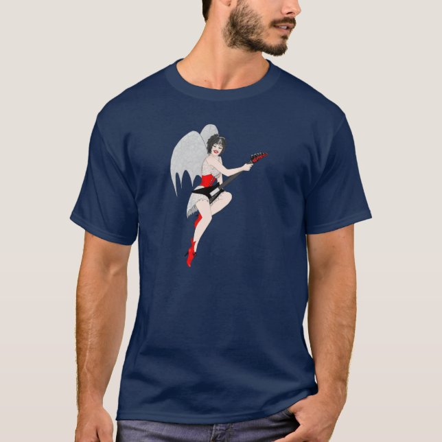 Black Widow Rock T-Shirt (Front)