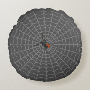 Black Widow Round Cushion