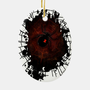 Black Widow (Signature Design) Ceramic Ornament