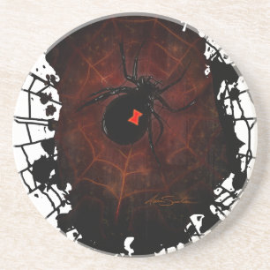 Black Widow (Signature Design) Coaster