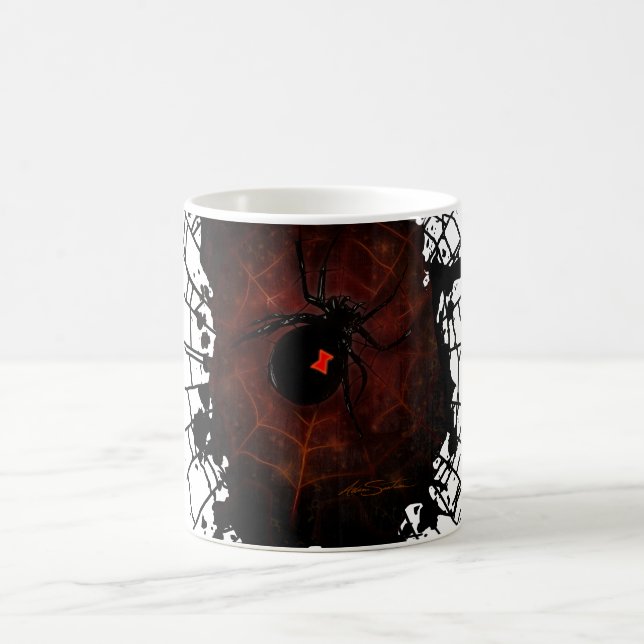 Black Widow (Signature Design) Coffee Mug (Center)