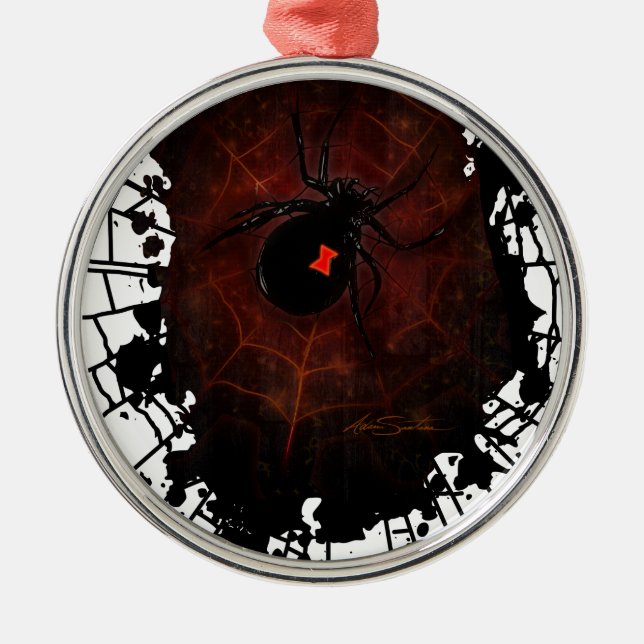 Black Widow (Signature Design) Metal Tree Decoration (Front)