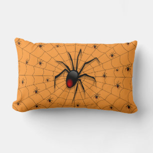 Black Widow Spider and Babies - Lumbar Cushion