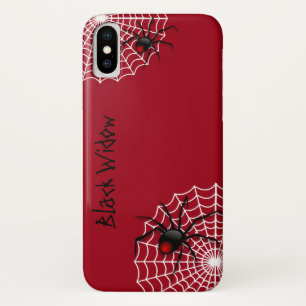 Black Widow Spider iPhone X Case