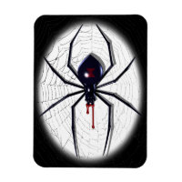Black Widow Spider Flexible Magnets