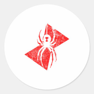 Black Widow Spider Gift _1  Classic Round Sticker