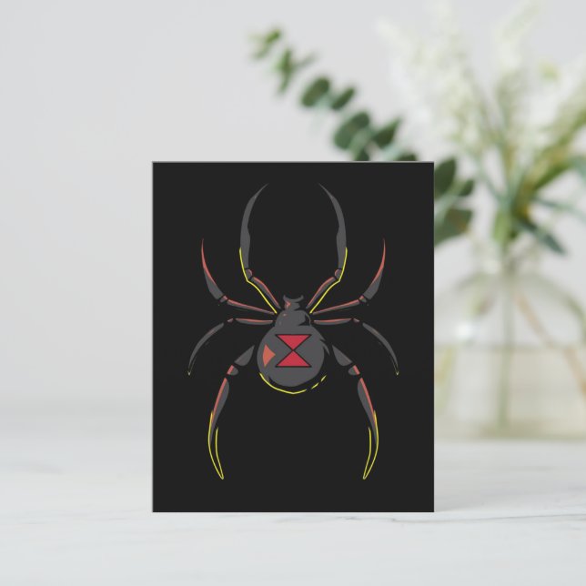 Black Widow Spider Gift | Spider Lovers (Standing Front)