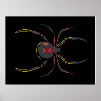 Black Widow Spider Gift | Spider Lovers Poster