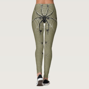 Black Widow Spider Leggings Design