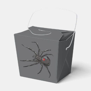 Black Widow Spider Original Drawing Art  Favour Box