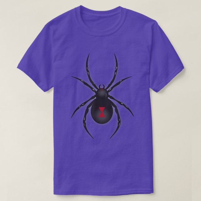 Black Widow Spider Shirt  (Design Front)