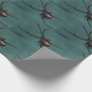 Black Widow Spider Wrapping Paper