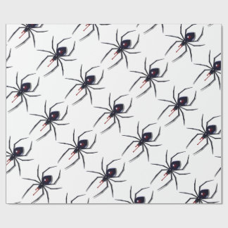 Black Widow Wrapping Paper