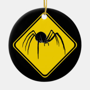 Black Widow Xing! Ceramic Ornament