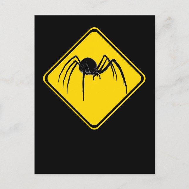 Black Widow Xing! Postcard (Front)