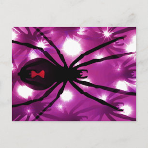 Black Widowed Postcard