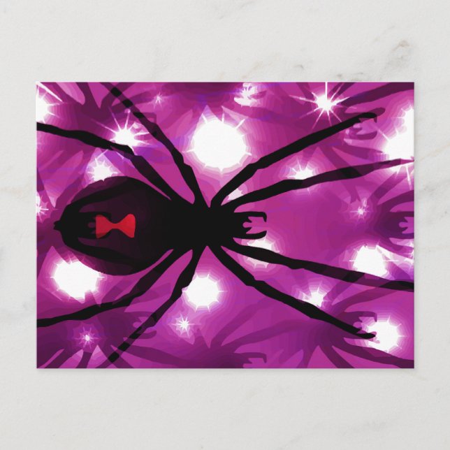 Black Widowed Postcard (Front)