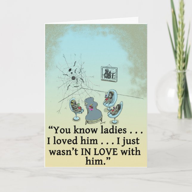 Black Widows Greeting Card (Front)
