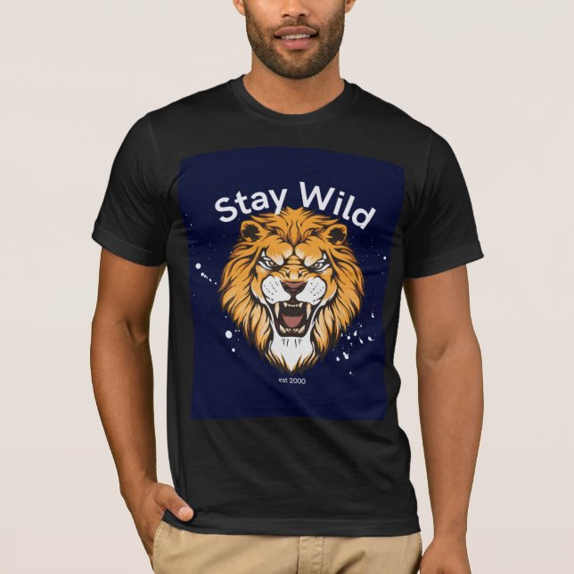 black wild t.shirt T-Shirt (Front)