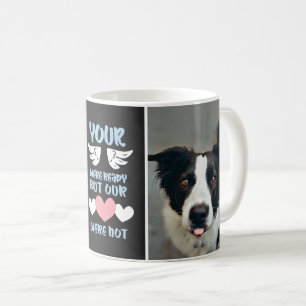 Black Wings Ready Hearts Not Pet Memorial 2 Photos Coffee Mug