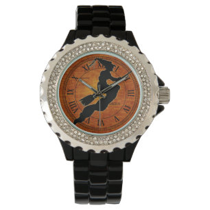 Black Witch - Orange Halloween Watch