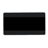 Black with lighter borders plain blank