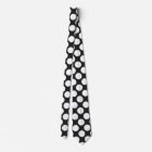 Black with White Polka Dots Retro