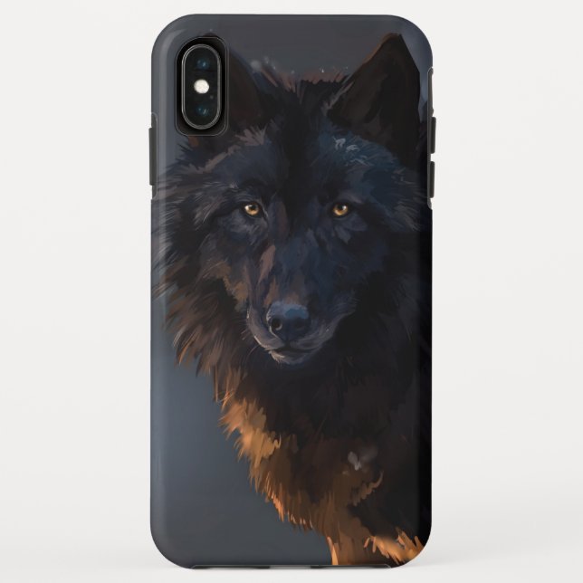 Black wolf Case-Mate iPhone case (Back)