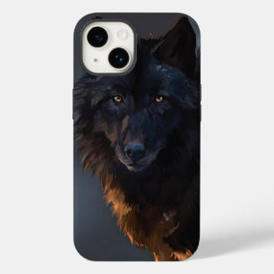 Black wolf Case-Mate iPhone 14 case