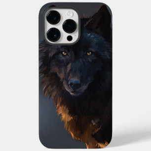black wolf Case-Mate iPhone 14 pro max case