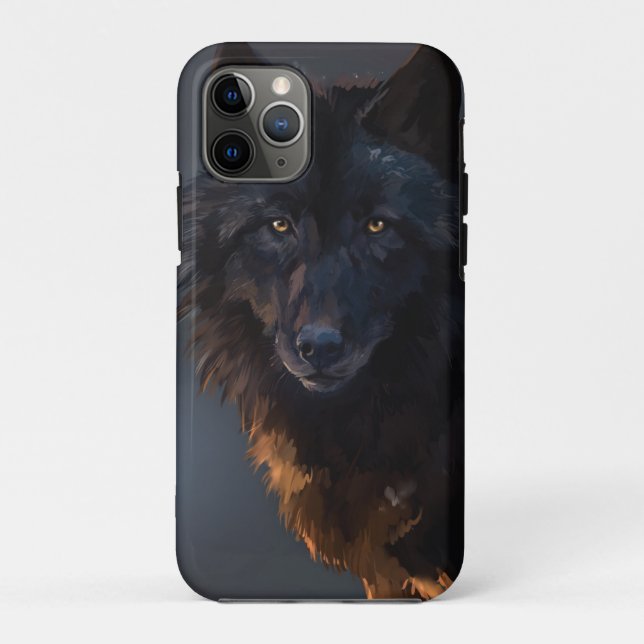 Black wolf Case-Mate iPhone case (Back)