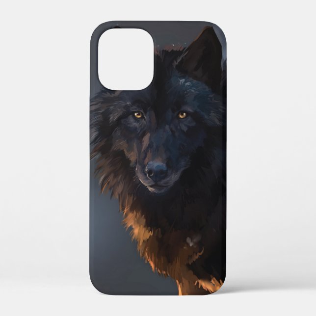 Black wolf Case-Mate iPhone case (Back)