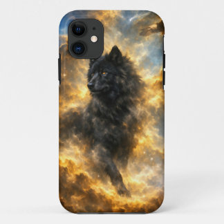 Black Wolf iPhone 11 Case