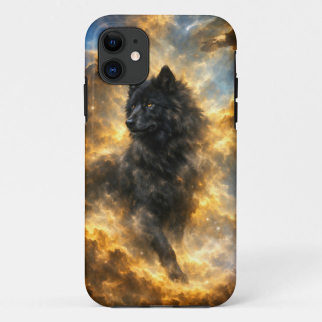 Black Wolf Case-Mate iPhone Case (Back)