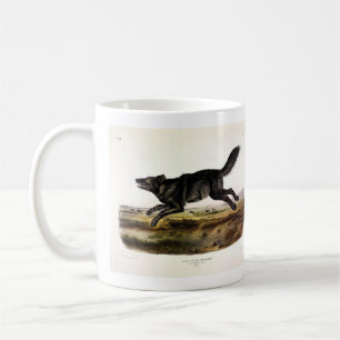 Black Wolf, or Black American Wolf (Canis Lupus) Coffee Mug