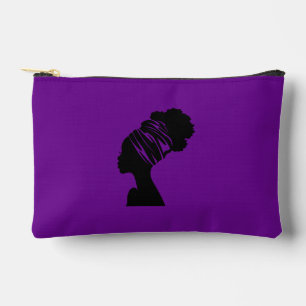 Black Woman Accessory Pouch