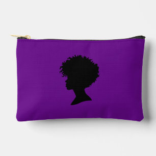 Black Woman Accessory Pouch
