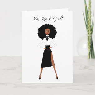 Black Woman Birthday Card