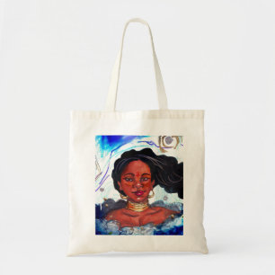 Black Woman Budget Tote Bag