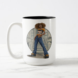 Black woman coffee mug