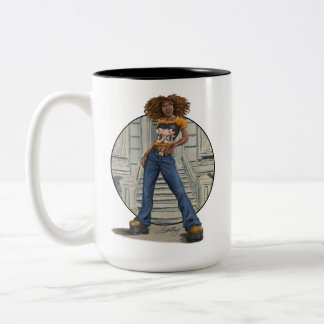 Black woman coffee mug