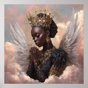 Black Woman Empowerment Art Poster