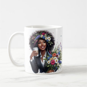 Black woman melanin sista African American women Coffee Mug