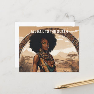 Black Woman Postcard