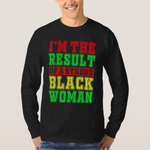 Black Woman Pro Black African American Art T-Shirt